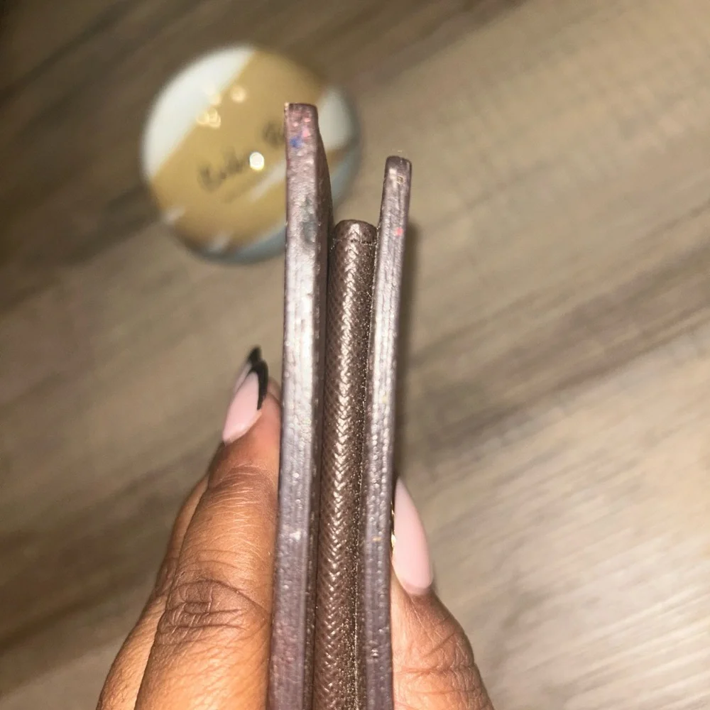 Louis Vuitton Brown Damier Ebene‎ Bifold Wallet